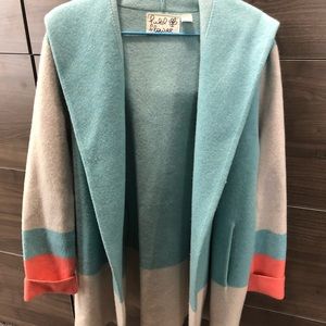 Anthropologie Field Flower Color Block Sweater